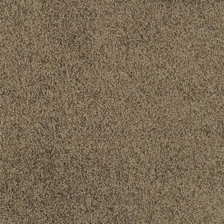 Close-up of Oceanside Family Friendly Carpet in Woodacres, featuring a textured, durable brown surface with a slightly mottled look, densely packed fibers, and a soft, plush feel.