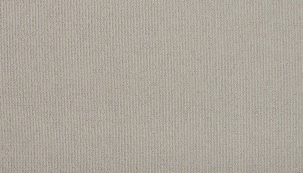 Close-up of Wool Fundamentals On Trend Carpet in Heather. The soft, textured wool weave and even stitching offer a durable, high-quality flooring—ideal for a uniform, neutral background.