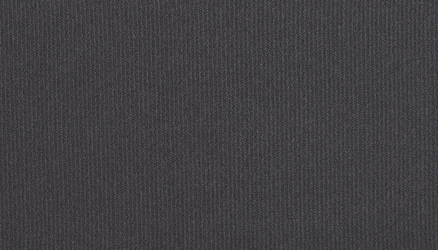Close-up of Wool Fundamentals On Trend Carpet in Black, featuring a dark gray textured weave with a subtle fine pattern that highlights the durable quality of this premium wool flooring.