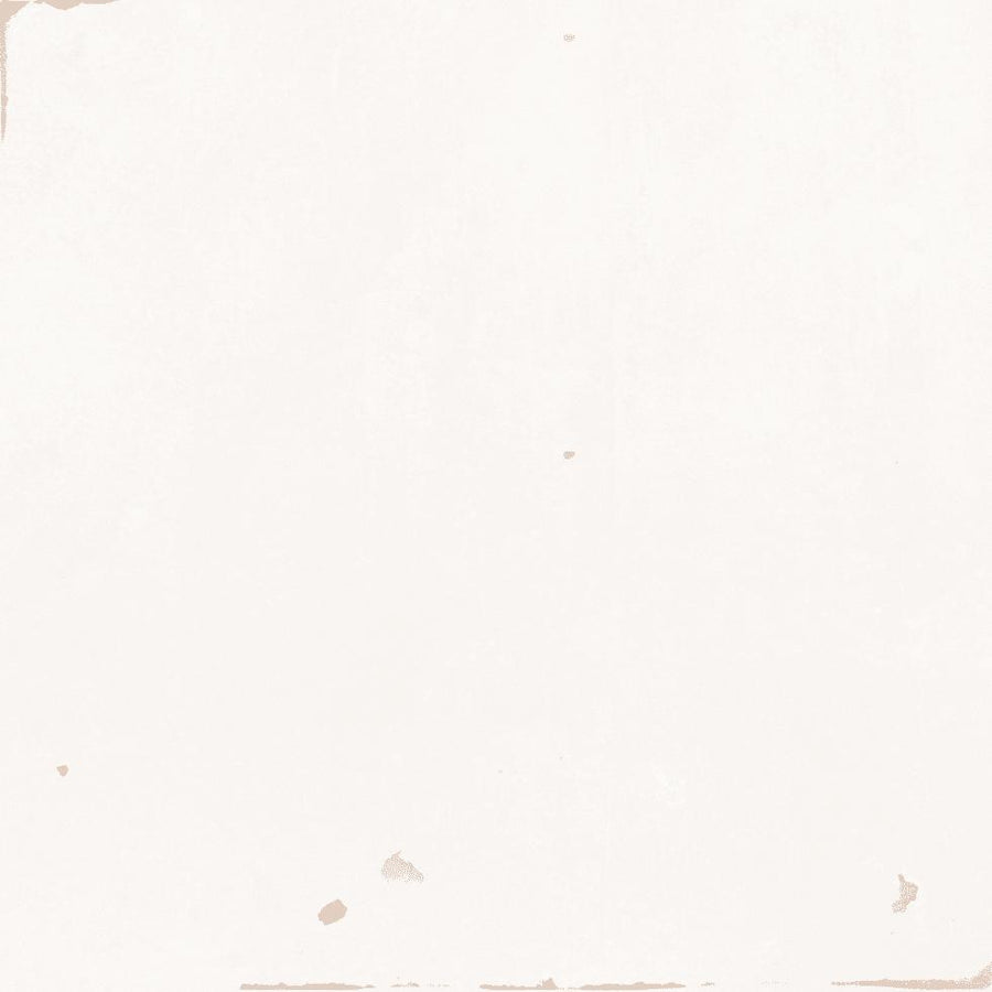 A blank, off-white sheet of paper with faint stains, faded marks, and slightly worn edges, giving it a vintage or aged appearance.