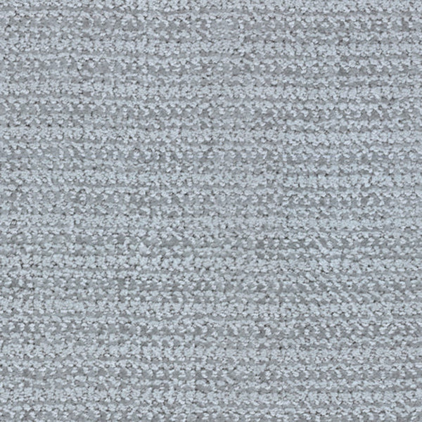 Close-up of the Beguiling Berber Carpet in Zen color, featuring a textured gray surface with a subtle horizontal pattern that looks soft and cozy for added warmth and comfort.