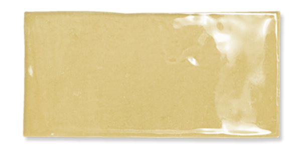 A single rectangular sheet of uncooked lasagna pasta with a smooth, slightly shiny surface. The pasta is light yellow and has straight edges.