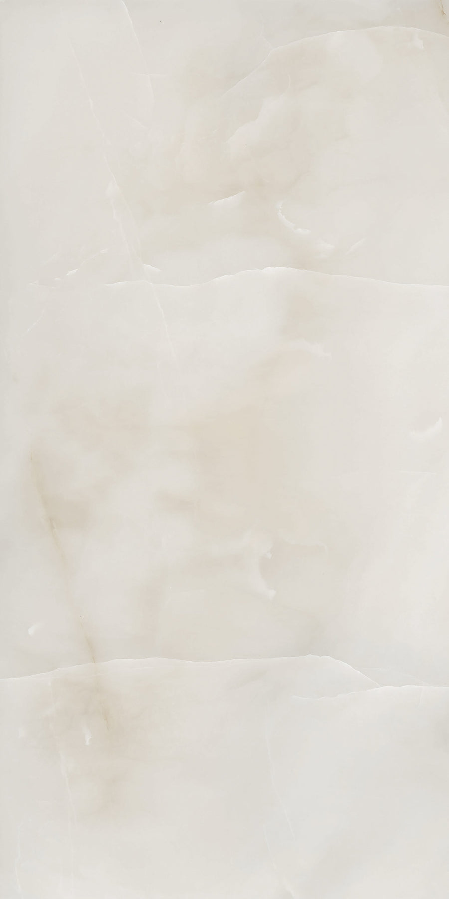 A smooth, light beige marble surface with subtle veins and cloudy patterns, giving a soft, elegant appearance.