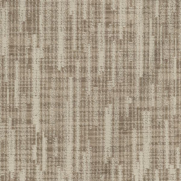 Blurred Lines On Trend Carpet features beige and light brown woven fabric with irregular linear details. Inspired by photography and modern design, this subtle, neutral carpet is ideal for upholstery or as a rug in contemporary spaces.