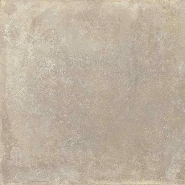 A close-up of the Chateau 24x24 Porcelain Tile showcases its stone-like, intricate glazed surface.