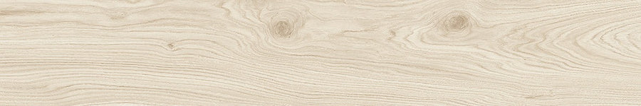 Prestige 8x48 Wood Plank Tile features a light wood tone with natural grain patterns and horizontal knots, perfect for contemporary flooring with a natural finish.