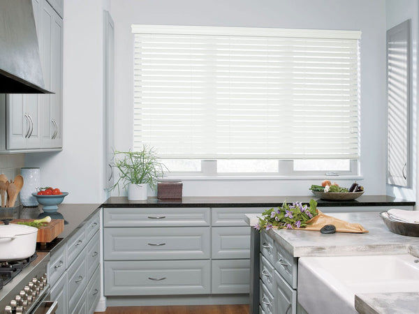 Everwood® Alternative Wood Blinds with PowerView® Motorization