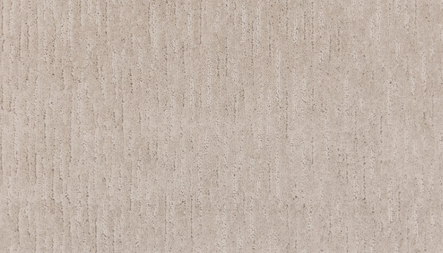 Close-up of the Exciting Choice Family Friendly Carpet, featuring a modern light beige color with a subtle textured pattern and varied linear lines for a soft, welcoming look.