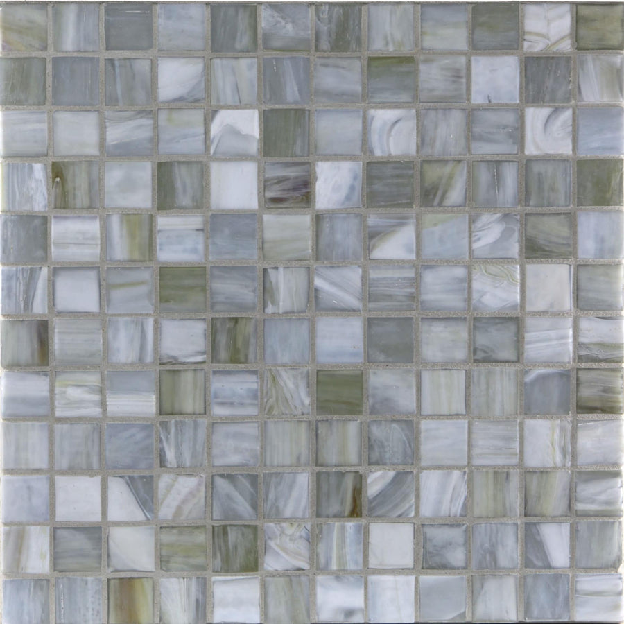Agate 1x1 Mosaic Silk Finish Glass Tile