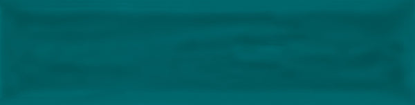 The Watercolor 3x12 Subway Tile is a rectangular, glossy teal tile with smooth, rounded edges—ideal for modern updates or bringing a vibrant color palette to any space.