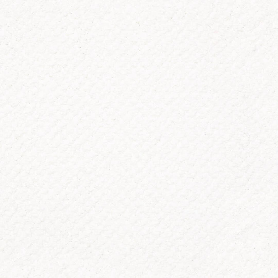 Close-up of Smart Thinking Berber Carpet in white, featuring a textured surface with a subtle pattern of small, raised dots and fibers for a contemporary look.