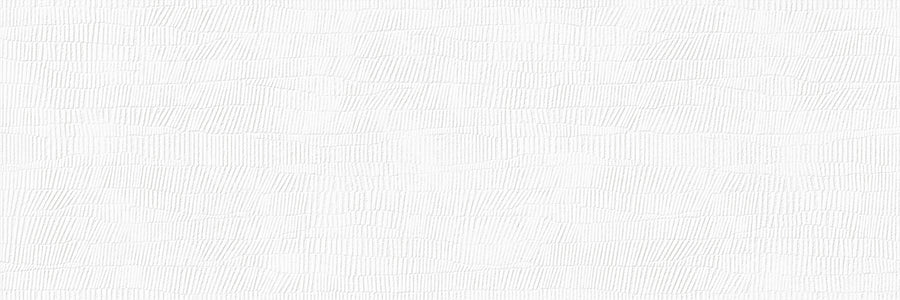 Omni 16x47 Rectified Glazed Ceramic Tile features a white textured surface with subtle, irregular lines, evoking the refined look of a minimalist, contemporary wall tile or lightly cracked plaster.