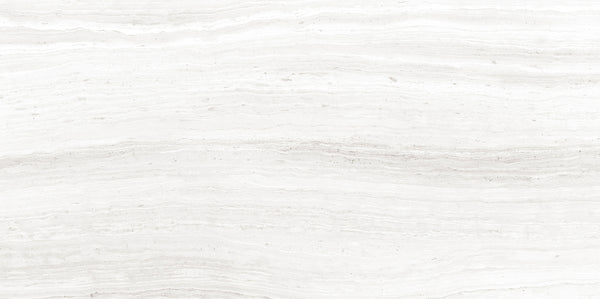 Silk 12x24 Matte Porcelain Tile features a light gray and white surface with subtle horizontal wavy lines and natural marble-like textures, offering a luxurious look in a versatile matte finish.
