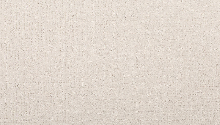 A close-up of Delicate Features Family Friendly Carpet shows its soft, textured beige surface with a subtle grid pattern—an eco-friendly, neutral option perfect for upholstery, home decor, or carpet that complements any space.